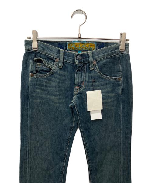 ARCH INDIGO（アーチインディゴ）ARCH INDIGO (アーチインディゴ) ローライズフレアデニムパンツ インディゴ サイズ:25の古着・服飾アイテム