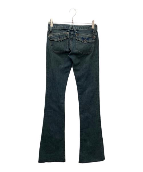ARCH INDIGO（アーチインディゴ）ARCH INDIGO (アーチインディゴ) ローライズフレアデニムパンツ インディゴ サイズ:25の古着・服飾アイテム