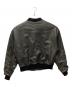 ZARA (ザラ) FAUX LEATHER BOMBER JACKET グレー サイズ:M：5000円