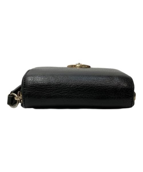 Vivienne Westwood（ヴィヴィアンウエストウッド）Vivienne Westwood (ヴィヴィアンウエストウッド) コンパクトウォレット ブラックの古着・服飾アイテム