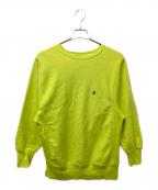 Champion REVERSE WEAVEチャンピオン リバース ウィーブ）の古着「クルーネックスウェット」｜ライムグリーン
