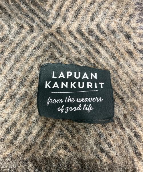LAPUAN KANKURIT（ラプアンカンクリ）LAPUAN KANKURIT (ラプアンカンクリ) ポケットショール ブラウンの古着・服飾アイテム