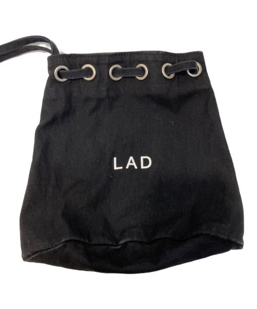 LAD MUSICIAN（ラッドミュージシャン）LAD MUSICIAN (ラッドミュージシャン) ドロスト巾着バッグ ブラックの古着・服飾アイテム