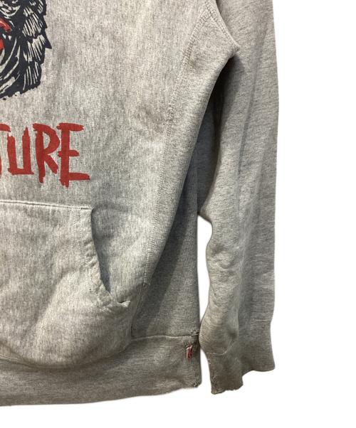 SUPREME（シュプリーム）Supreme (シュプリーム) Creature Pullover Hoodie グレー サイズ:Mの古着・服飾アイテム