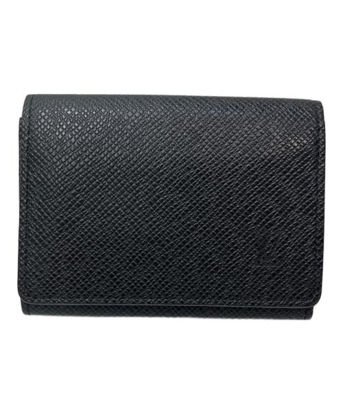LOUIS VUITTON（ルイ ヴィトン）LOUIS VUITTON (ルイ ヴィトン) アンヴェロップ・カルト・ドゥ・ヴィジット/カードケース ブラックの古着・服飾アイテム