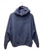 Lyftリフト）の古着「プルオーバーパーカー」｜ブルー