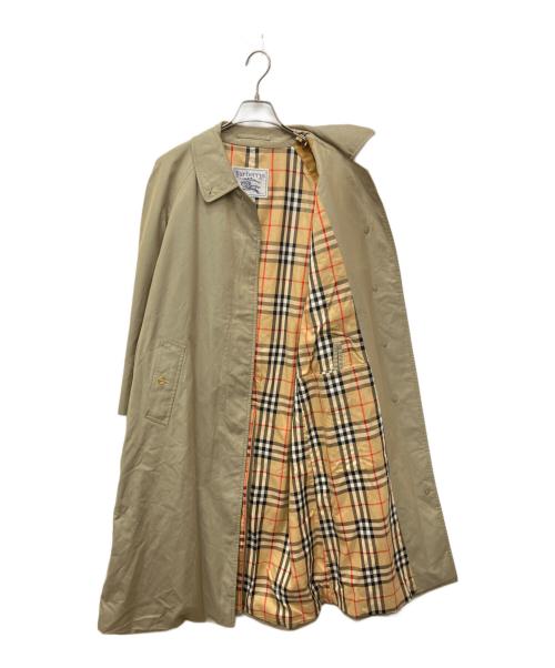 Burberry's（バーバリーズ）Burberry's (バーバリーズ) 裏ノバチェックラグランステンカラーコート ベージュ サイズ:採寸参照の古着・服飾アイテム