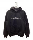 Carhartt WIPカーハート ワーク イン プログレス）の古着「プルオーバーパーカー」｜ブラック