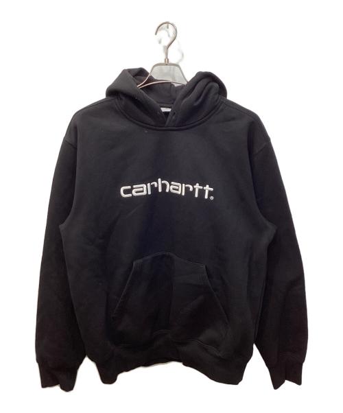 Carhartt WIP（カーハート ワーク イン プログレス）CARHARTT WIP (カーハート ワーク イン プログレス) プルオーバーパーカー ブラック サイズ:Lの古着・服飾アイテム