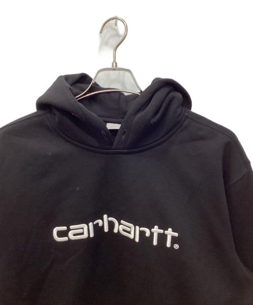 Carhartt WIP（カーハート ワーク イン プログレス）CARHARTT WIP (カーハート ワーク イン プログレス) プルオーバーパーカー ブラック サイズ:Lの古着・服飾アイテム