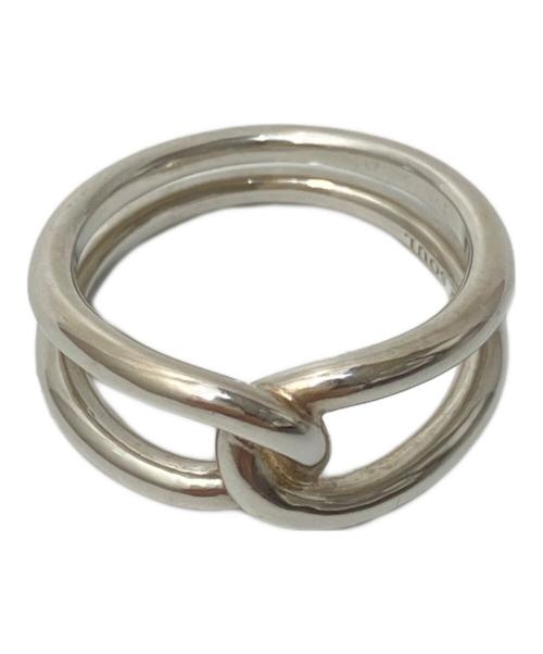 sympathy of soul（シンパシーオブソウル）SYMPATHY OF SOUL (シンパシーオブソウル) Twine Ring　「ツイン リング」 シルバー サイズ:１９号の古着・服飾アイテム