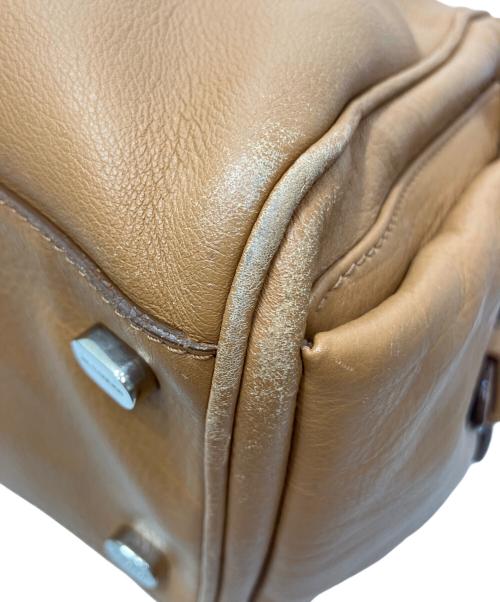 JIL SANDER（ジルサンダー）JIL SANDER (ジルサンダー) レザートートバッグ キャメルの古着・服飾アイテム