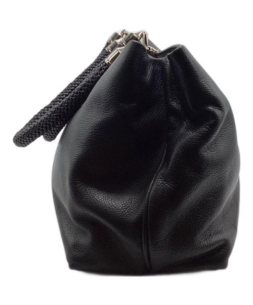 COLE HAAN（コールハーン）COLE HAAN (コールハーン) レザーハンドバッグ ブラックの古着・服飾アイテム
