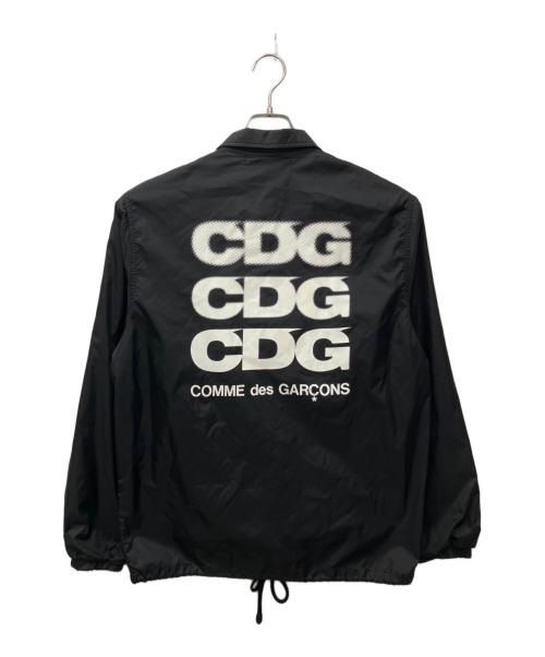 GOOD DESIGN SHOP COMME des GARCONS（グッドデザインショップ コムデギャルソン）GOOD DESIGN SHOP COMME des GARCONS (グッドデザインショップ コムデギャルソン) CDGバックプリントロゴコーチジャケット ブラック サイズ:Sの古着・服飾アイテム