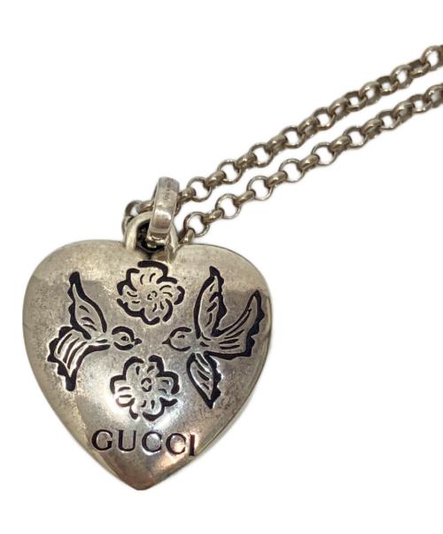 GUCCI（グッチ）GUCCI (グッチ) “Blind for Love”ペンダント ネックレス シルバーの古着・服飾アイテム