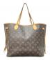 LOUIS VUITTON（ルイ ヴィトン）の古着「ネヴァーフルMM / トートバッグ」｜ブラウン