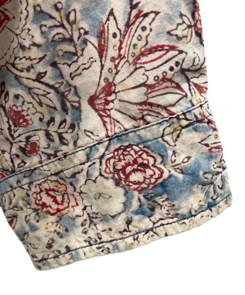 POLO JEANS（ポロジーンズ）POLO JEANS (ポロジーンズ) 総柄シャツ ブルー×ピンク サイズ:採寸参照の古着・服飾アイテム