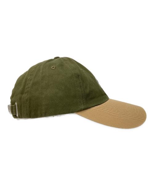 HUMAN MADE（ヒューマンメイド）HUMAN MADE (ヒューマンメイド) 2トーンキャップ オリーブの古着・服飾アイテム
