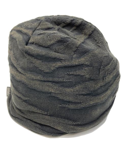 stussy（ステューシー）stussy (ステューシー) 3Dニットキャップ グレーの古着・服飾アイテム