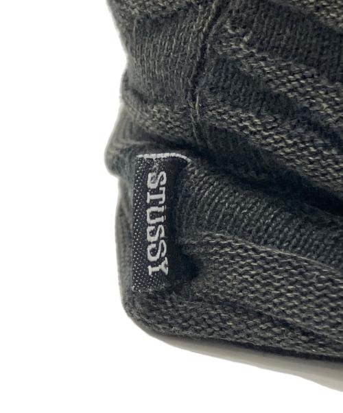 stussy（ステューシー）stussy (ステューシー) 3Dニットキャップ グレーの古着・服飾アイテム
