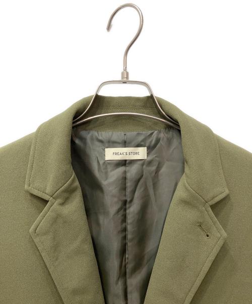 FREAK'S STORE（フリークスストア）FREAK'S STORE (フリークスストア) リラックスフィット コンフォータブル セットアップジャケット カーキ サイズ:Sの古着・服飾アイテム