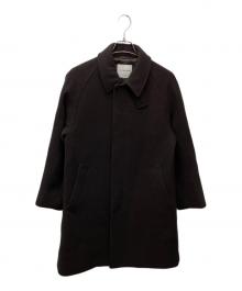 green label relaxing（グリーンレーベルリラクシング）の古着「SENTDALE WOOL ステンカラーコート」｜ブラウン