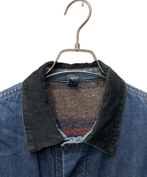VINTAGE（ヴィンテージ）VINTAGE (ヴィンテージ) ブランケットライナーカバーオール インディゴ サイズ:42の古着・服飾アイテム