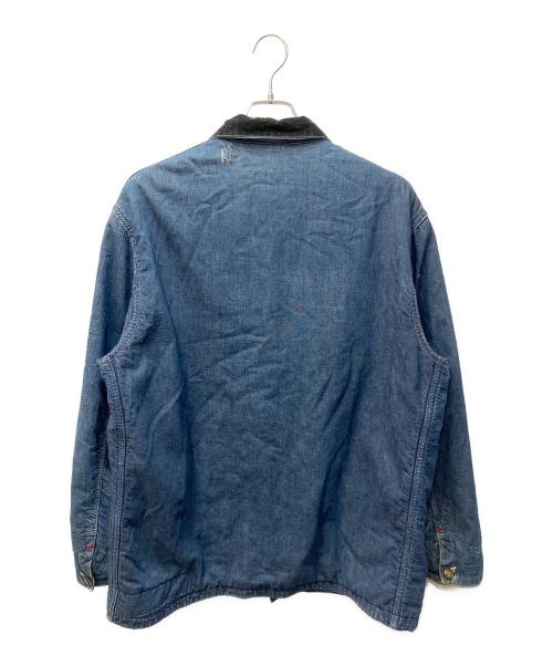 VINTAGE（ヴィンテージ）VINTAGE (ヴィンテージ) ブランケットライナーカバーオール インディゴ サイズ:42の古着・服飾アイテム