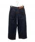 STUDIO NICHOLSON (スタジオ ニコルソン) ネップデザインワイドデニムパンツ インディゴ サイズ:XS：12000円