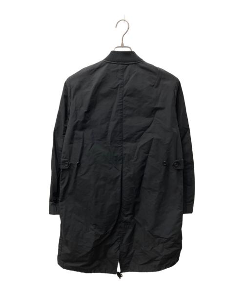 FRED PERRY（フレッドペリー）FRED PERRY (フレッドペリー) Fishtail Bomber Coat　(フイッシュテイルボンバーコート) ブラック サイズ:XSの古着・服飾アイテム