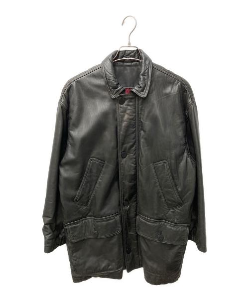 COACH（コーチ）COACH (コーチ) リアルレザーコート ブラック サイズ:Mの古着・服飾アイテム