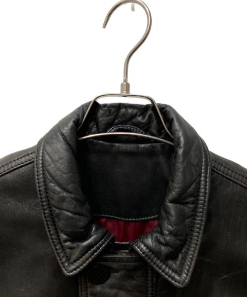 COACH（コーチ）COACH (コーチ) リアルレザーコート ブラック サイズ:Mの古着・服飾アイテム