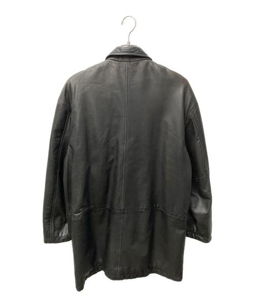 COACH（コーチ）COACH (コーチ) リアルレザーコート ブラック サイズ:Mの古着・服飾アイテム