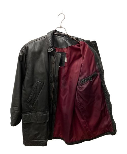 COACH（コーチ）COACH (コーチ) リアルレザーコート ブラック サイズ:Mの古着・服飾アイテム