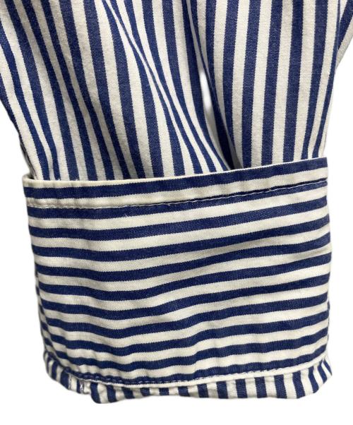 POLO RALPH LAUREN（ポロ・ラルフローレン）POLO RALPH LAUREN (ポロ・ラルフローレン) ストライプBDシャツ ブルー サイズ:XLの古着・服飾アイテム