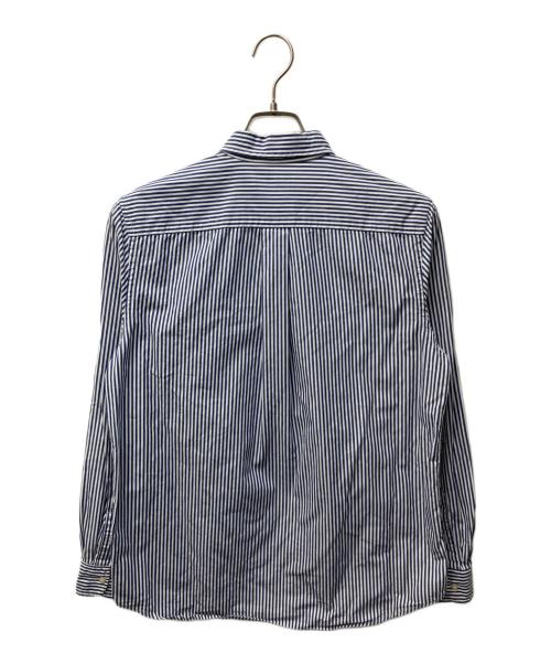 POLO RALPH LAUREN（ポロ・ラルフローレン）POLO RALPH LAUREN (ポロ・ラルフローレン) ストライプBDシャツ ブルー サイズ:XLの古着・服飾アイテム