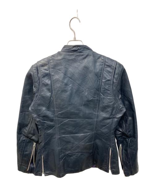 brimaco（ブリマコ）brimaco (ブリマコ) 70's レザージャケット ブルー サイズ:記載なし(実寸参照)の古着・服飾アイテム