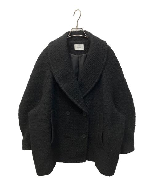 CLANE（クラネ）CLANE (クラネ) OVER TWEED COAT / オーバーツイードコート ブラック サイズ:2の古着・服飾アイテム