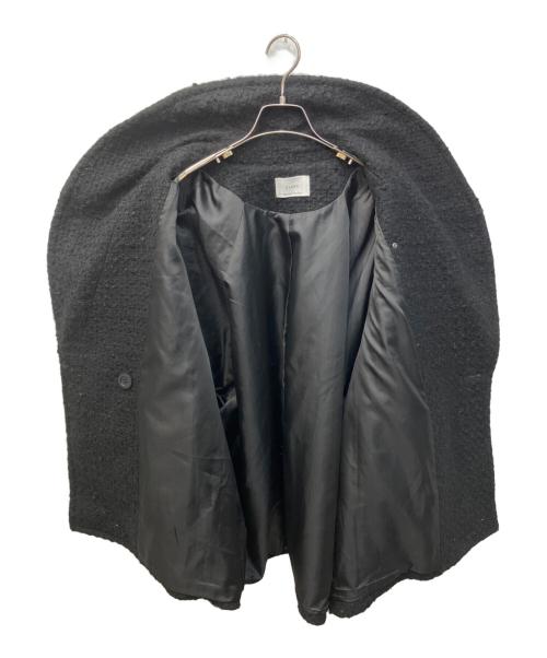 CLANE（クラネ）CLANE (クラネ) OVER TWEED COAT / オーバーツイードコート ブラック サイズ:2の古着・服飾アイテム