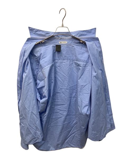 N.HOOLYWOOD（エヌ ハリウッド）N.HOOLYWOOD (エヌ ハリウッド) オーバーサイズシャツ ブルー サイズ:36の古着・服飾アイテム