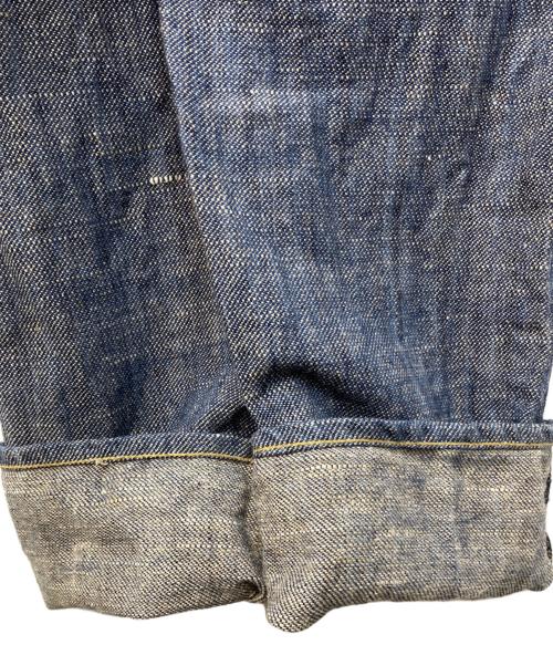 45rpm（45アールピーエム）45rpm (45アールピーエム) リネンコットンデニムパンツ ネイビー サイズ:30の古着・服飾アイテム