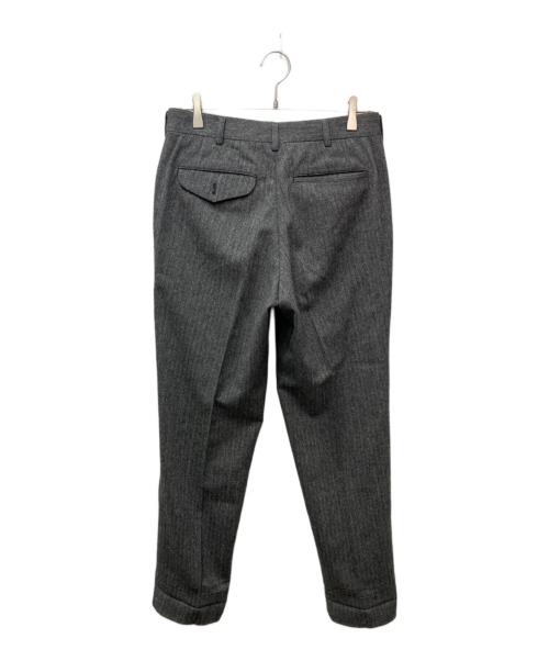 COMME des GARCONS HOMME PLUS（コムデギャルソンオムプリュス）COMME des GARCONS HOMME PLUS (コムデギャルソンオムプリュス) ヘリンボーン柄ウールスラックス グレー サイズ:Sの古着・服飾アイテム