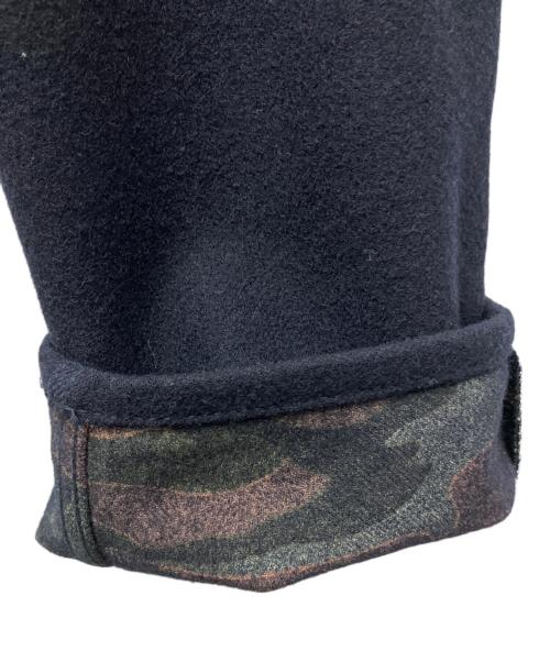COMME des GARCONS HOMME PLUS（コムデギャルソンオムプリュス）COMME des GARCONS HOMME PLUS (コムデギャルソンオムプリュス) ウールナイロントラウザー ネイビー サイズ:Sの古着・服飾アイテム