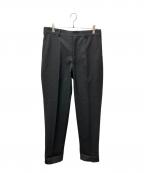 COMME des GARCONS HOMME PLUSコムデギャルソンオムプリュス）の古着「ノータックウールスラックス」｜グレー