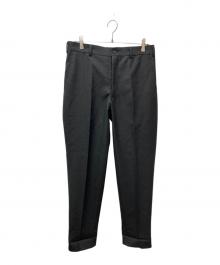 COMME des GARCONS HOMME PLUS（コムデギャルソンオムプリュス）の古着「ノータックウールスラックス」｜グレー