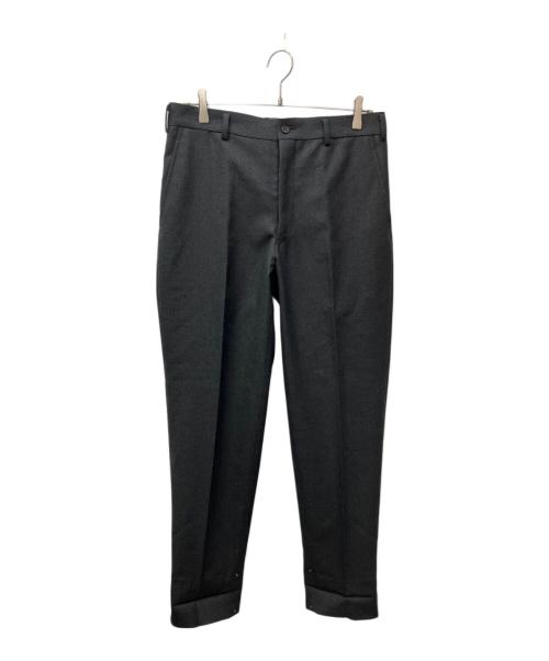 COMME des GARCONS HOMME PLUS（コムデギャルソンオムプリュス）COMME des GARCONS HOMME PLUS (コムデギャルソンオムプリュス) ノータックウールスラックス グレー サイズ:Sの古着・服飾アイテム