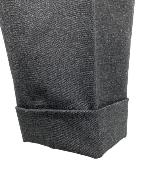 COMME des GARCONS HOMME PLUS（コムデギャルソンオムプリュス）COMME des GARCONS HOMME PLUS (コムデギャルソンオムプリュス) ノータックウールスラックス グレー サイズ:Sの古着・服飾アイテム