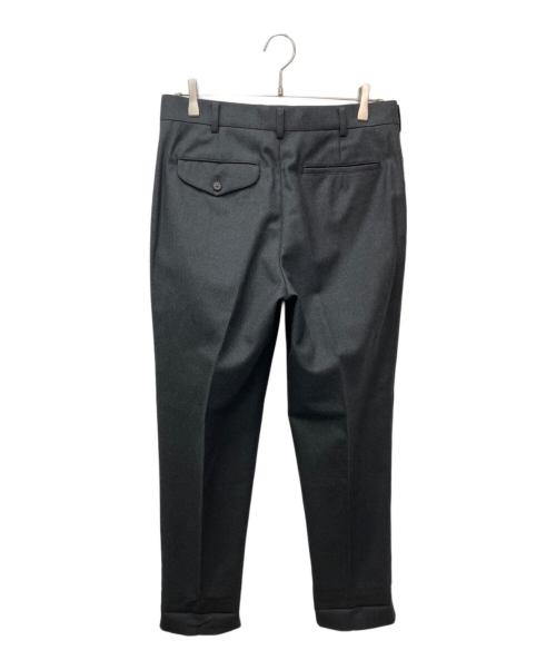 COMME des GARCONS HOMME PLUS（コムデギャルソンオムプリュス）COMME des GARCONS HOMME PLUS (コムデギャルソンオムプリュス) ノータックウールスラックス グレー サイズ:Sの古着・服飾アイテム