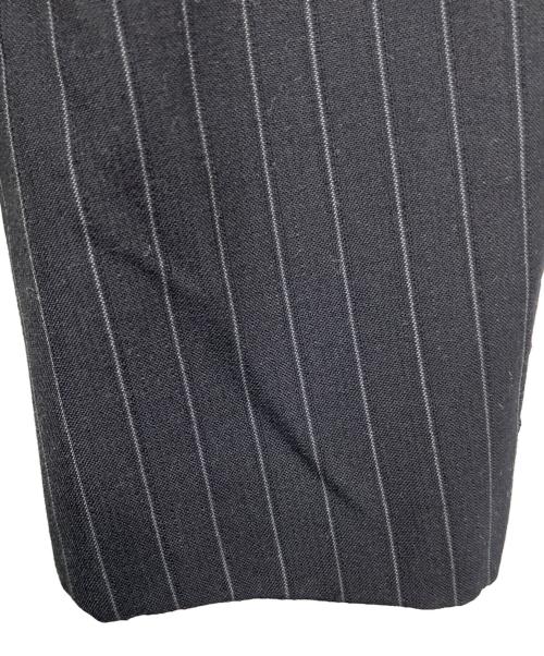 COMME des GARCONS HOMME PLUS（コムデギャルソンオムプリュス）COMME des GARCONS HOMME PLUS (コムデギャルソンオムプリュス) ウールポリ3Bストライプジャケット ブラック サイズ:Sの古着・服飾アイテム