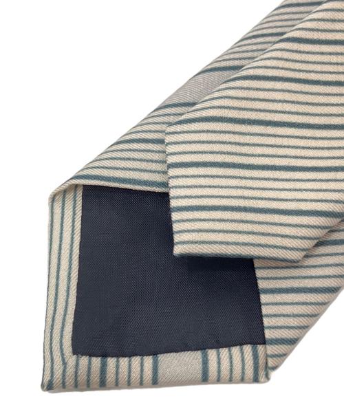 jacquemus（ジャックムス）JACQUEMUS (ジャックムス) ストライプ柄ネクタイ ベージュ サイズ:採寸参照の古着・服飾アイテム